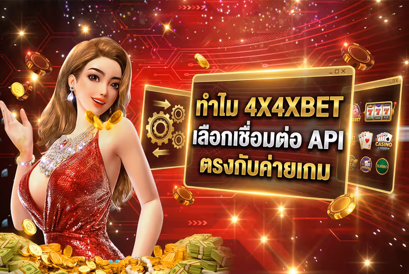 ทำไม 4X4XBET เลือกเชื่อมต่อ API ตรงกับค่ายเกม